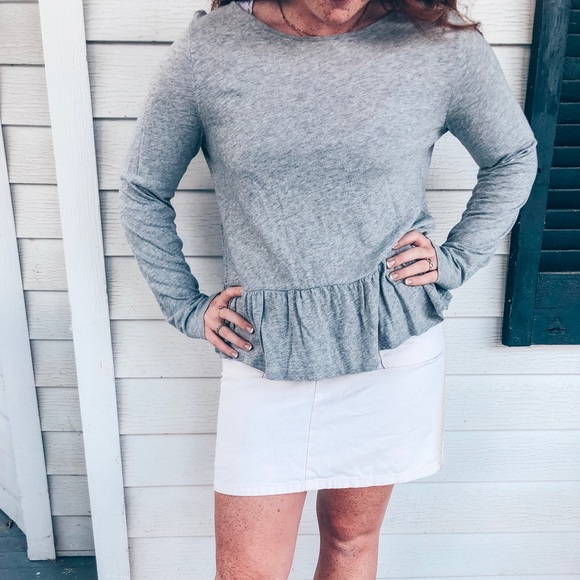 J Crew Peplum Top - Picture 1 of 1